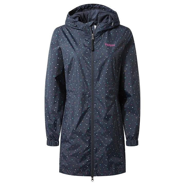 Tog 24 Kilnesy Womens Waterproof Jacket - Dark Indigo Scattered Star - Beales department store