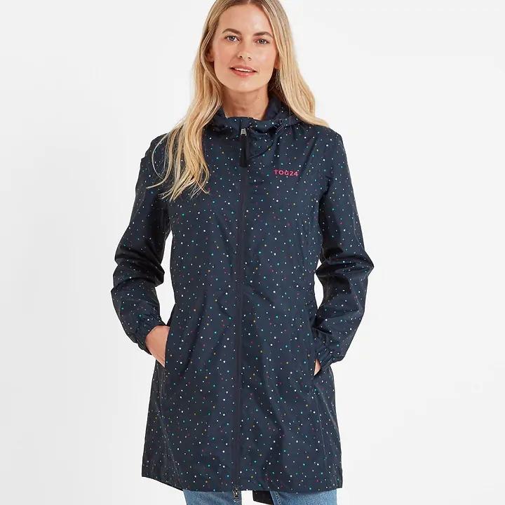 Tog 24 Kilnesy Womens Waterproof Jacket - Dark Indigo Scattered Star - Beales department store