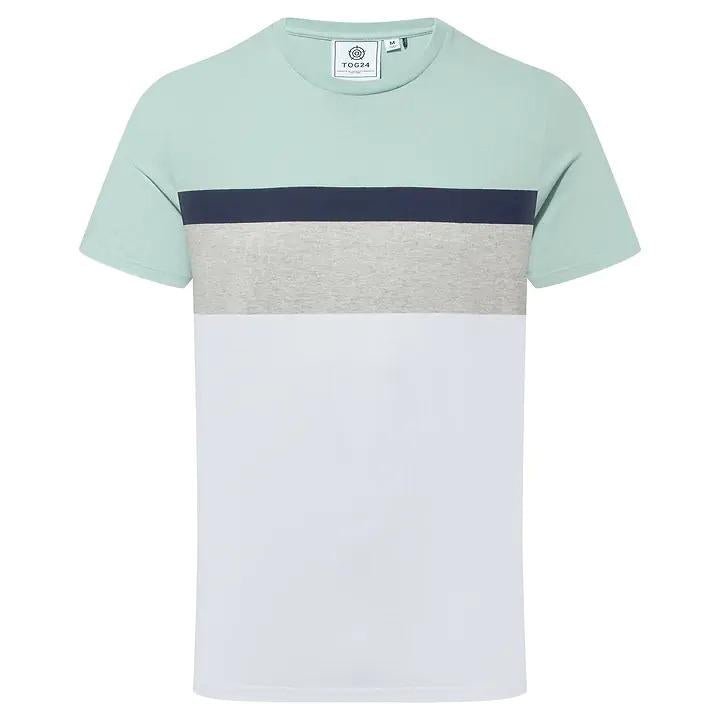 Tog 24 Stolford Mens T-Shirt - Teal Mist - Beales department store