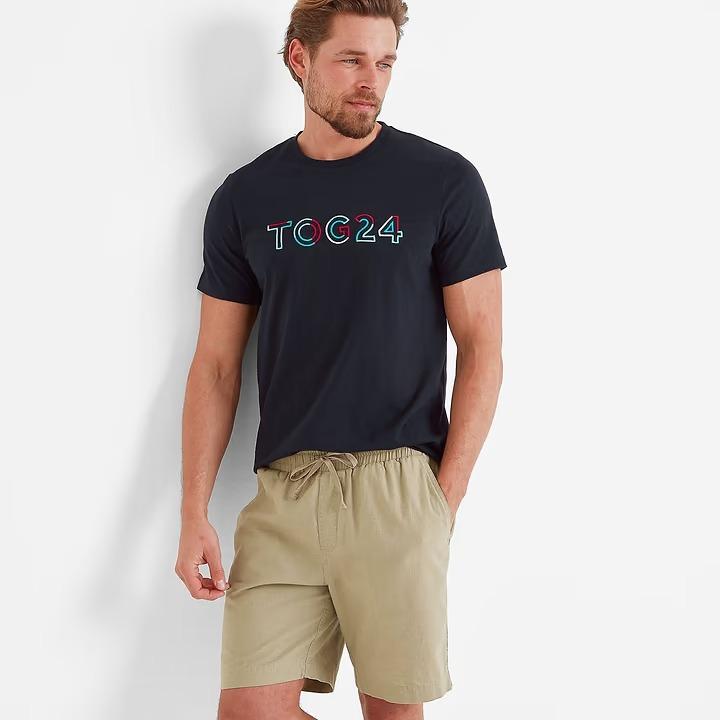 Tog 24 Treble Mens T-Shirt - Dark Indigo - Beales department store