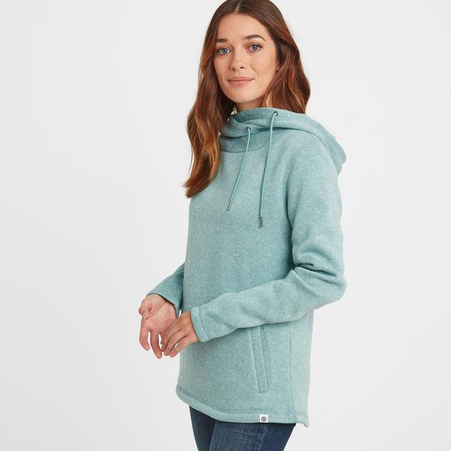 TOG24 Acer Knitlook Fleece Hoody - Nile Blue - Beales department store