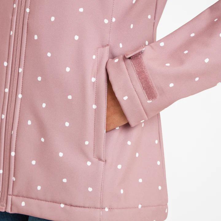 TOG24 Addingham Womens Softshell Hoody - Faded Pink Spot - Beales department store