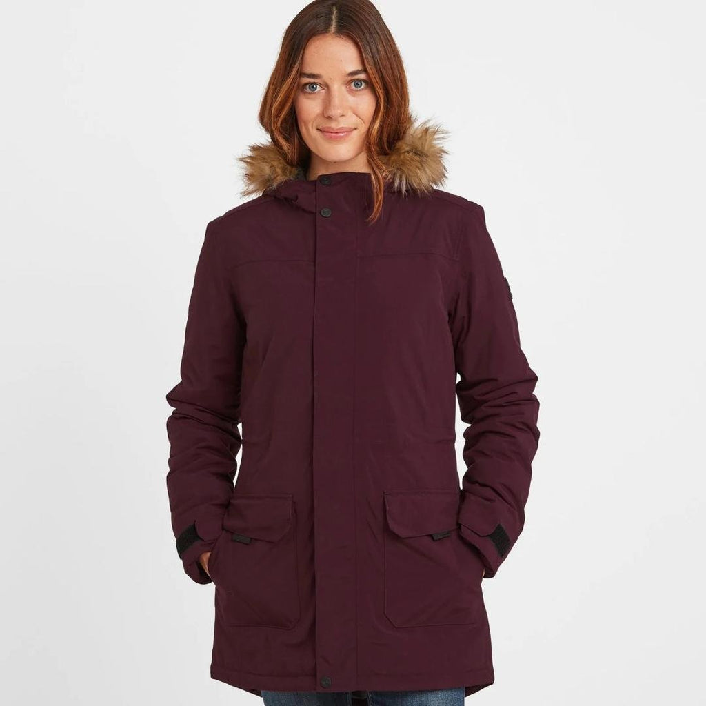 TOG24 Alderidge Womens Waterproof Parka - Aubergine - Beales department store