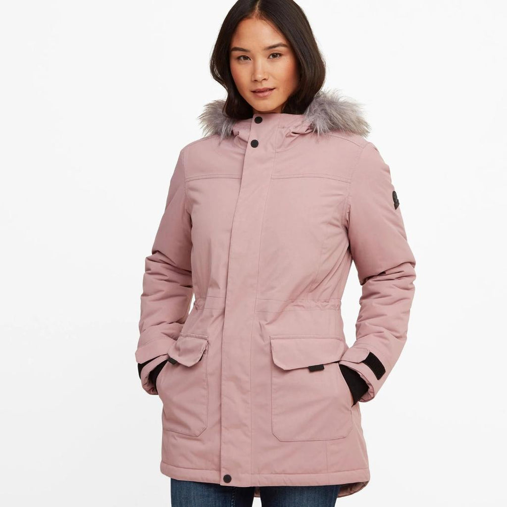 Tog24 Alderidge Womens Waterproof Parka - Faded Pink - Beales department store