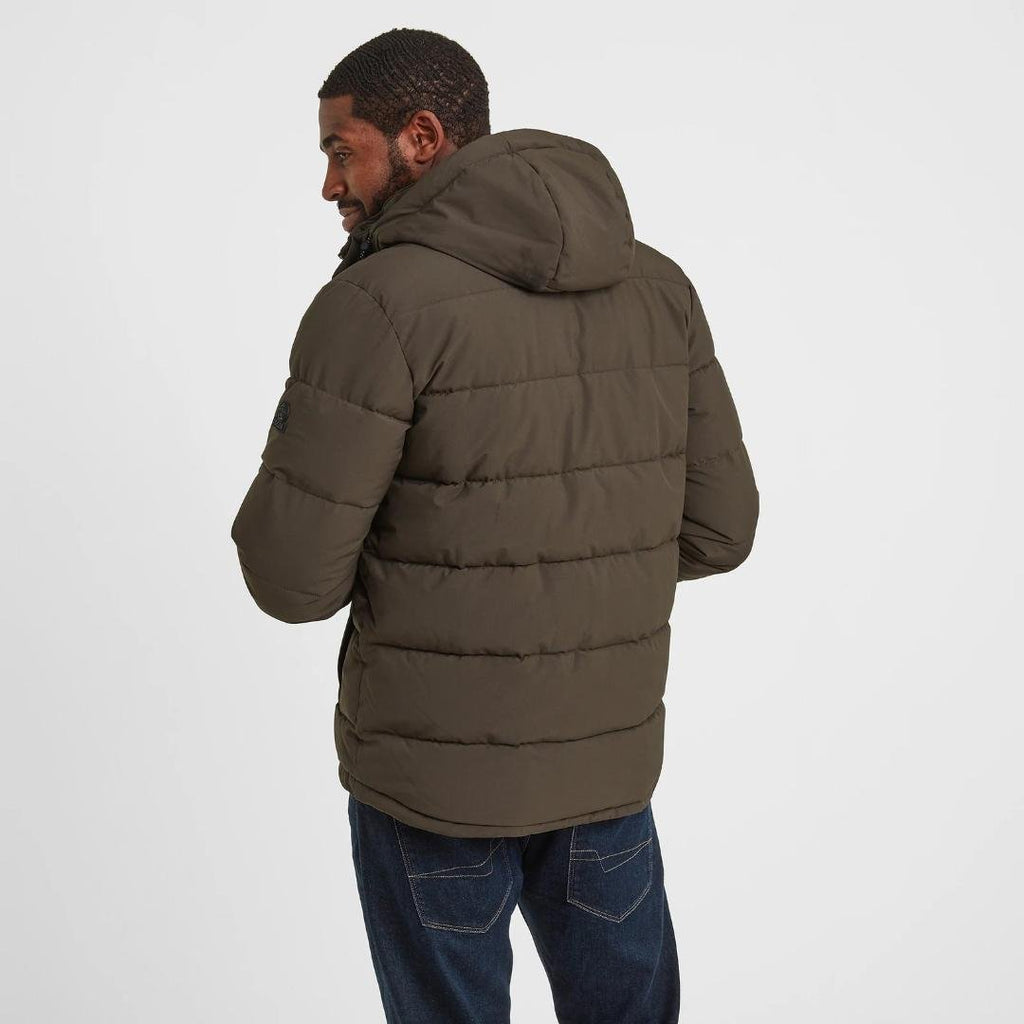 Tog24 Askham Mens Insulated Jacket - Dark Khaki - Beales department store