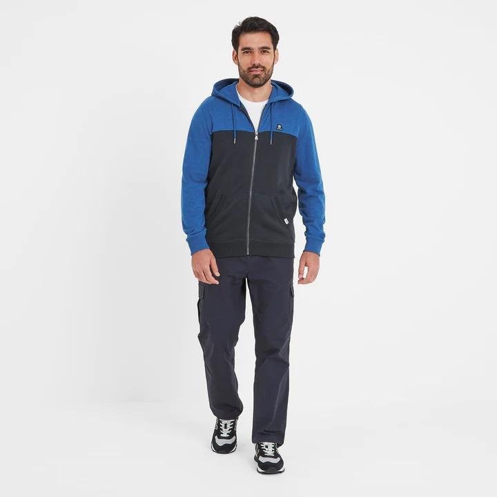 TOG24 Boyce Mens Hoody - Dark Indigo/Sapphire Blue Marl - Beales department store