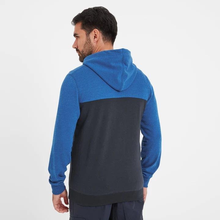 TOG24 Boyce Mens Hoody - Dark Indigo/Sapphire Blue Marl - Beales department store