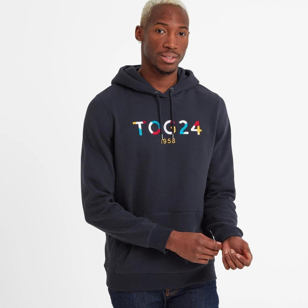 Tog24 Brennan Mens Hoody - Dark Indigo - Beales department store