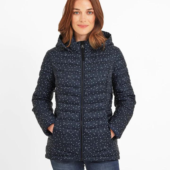 TOG24 Crowle Womens Padded Jacket - Dark Indigo - Beales department store