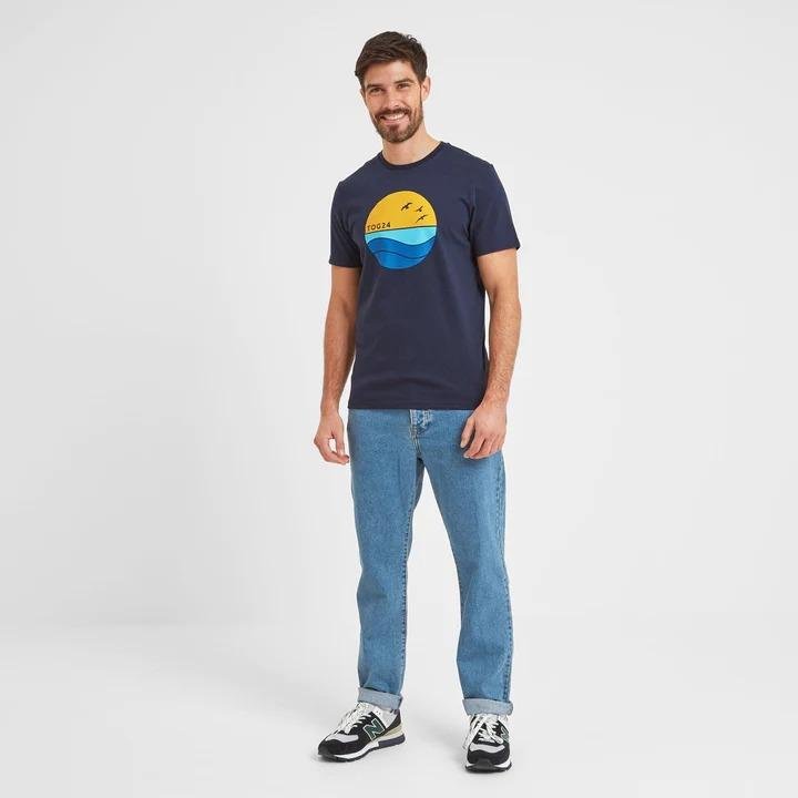 TOG24 Donnell Mens T-Shirt - Dark Indigo - Beales department store