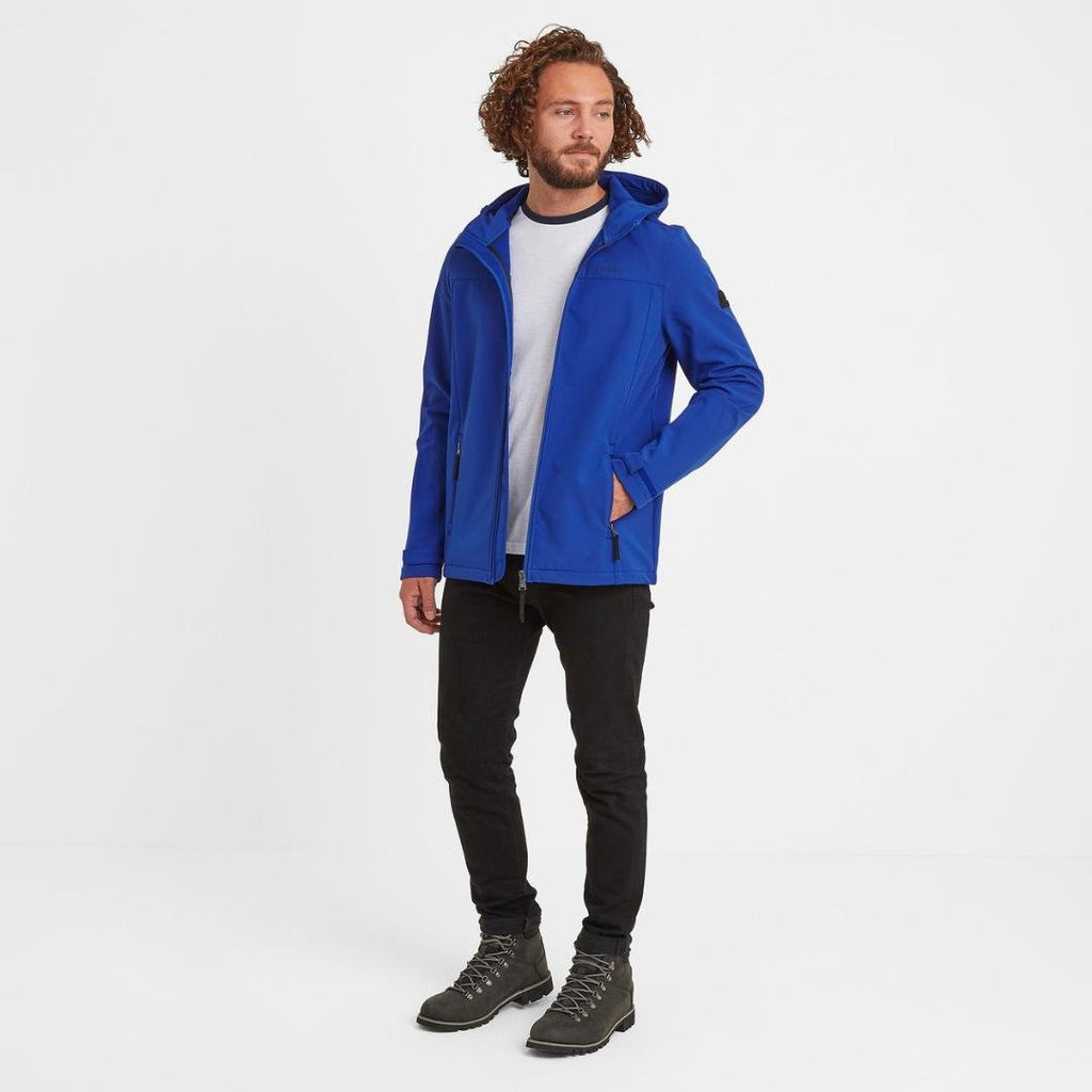 TOG24 Feizor Softshell Hooded Jacket - Royal - Beales department store