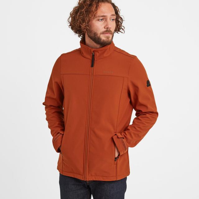 TOG24 Feizor Softshell Jacket - Burnt Orange - Beales department store