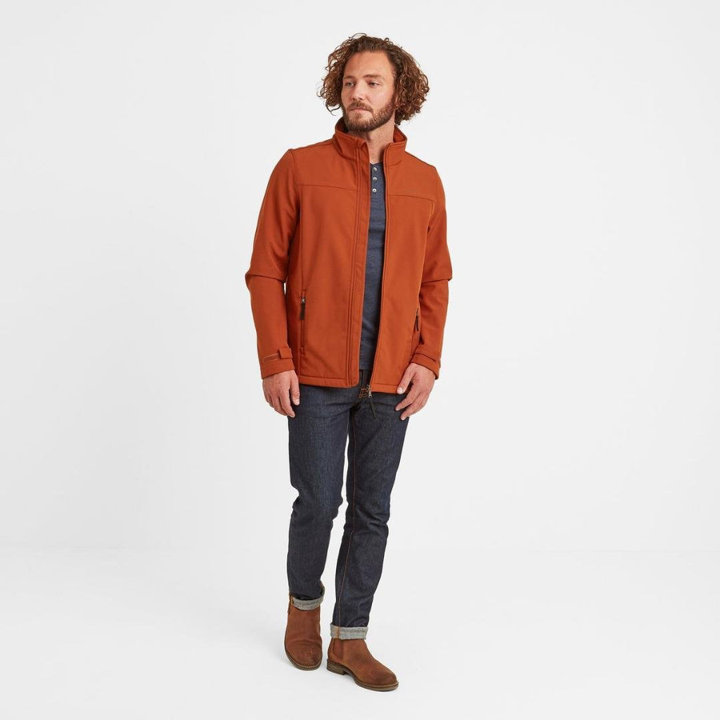 TOG24 Feizor Softshell Jacket - Burnt Orange - Beales department store