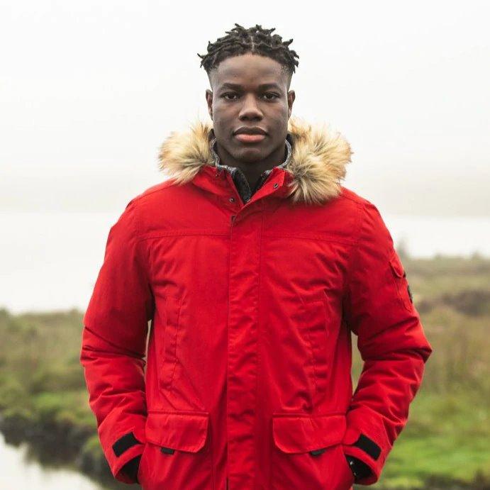 Tog24 Garrick Mens Waterproof Parka - Chilli Red - Beales department store