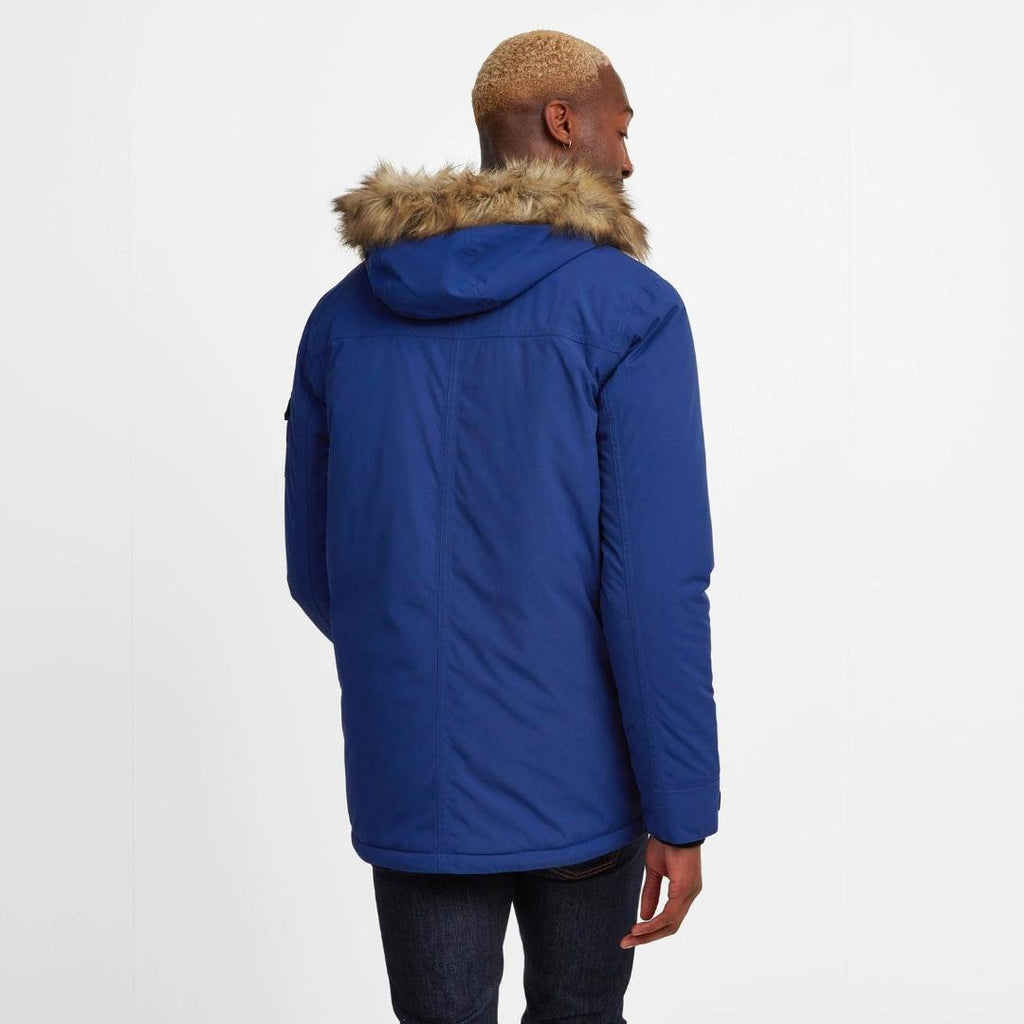 Tog24 Garrick Mens Waterproof Parka - Night Blue - Beales department store