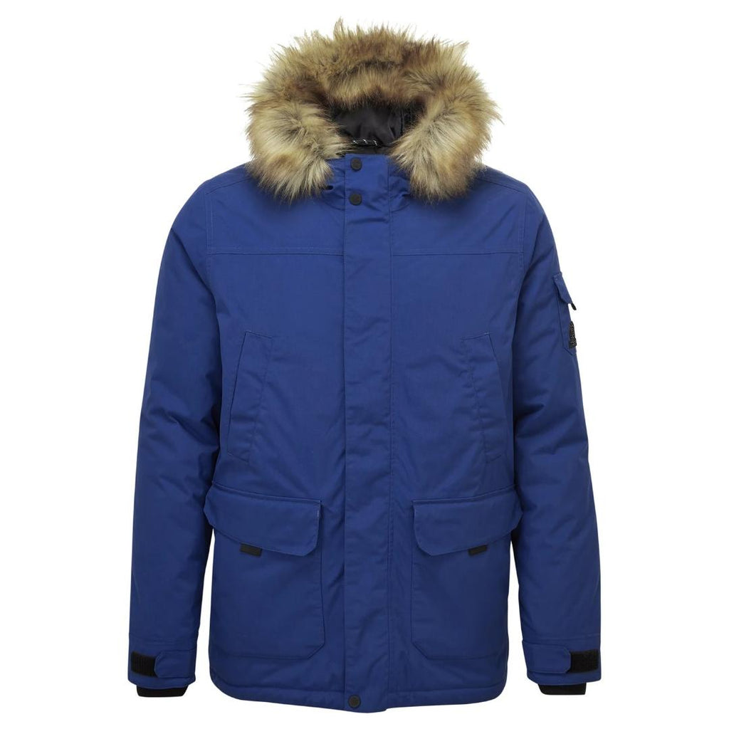 Tog24 Garrick Mens Waterproof Parka - Night Blue - Beales department store