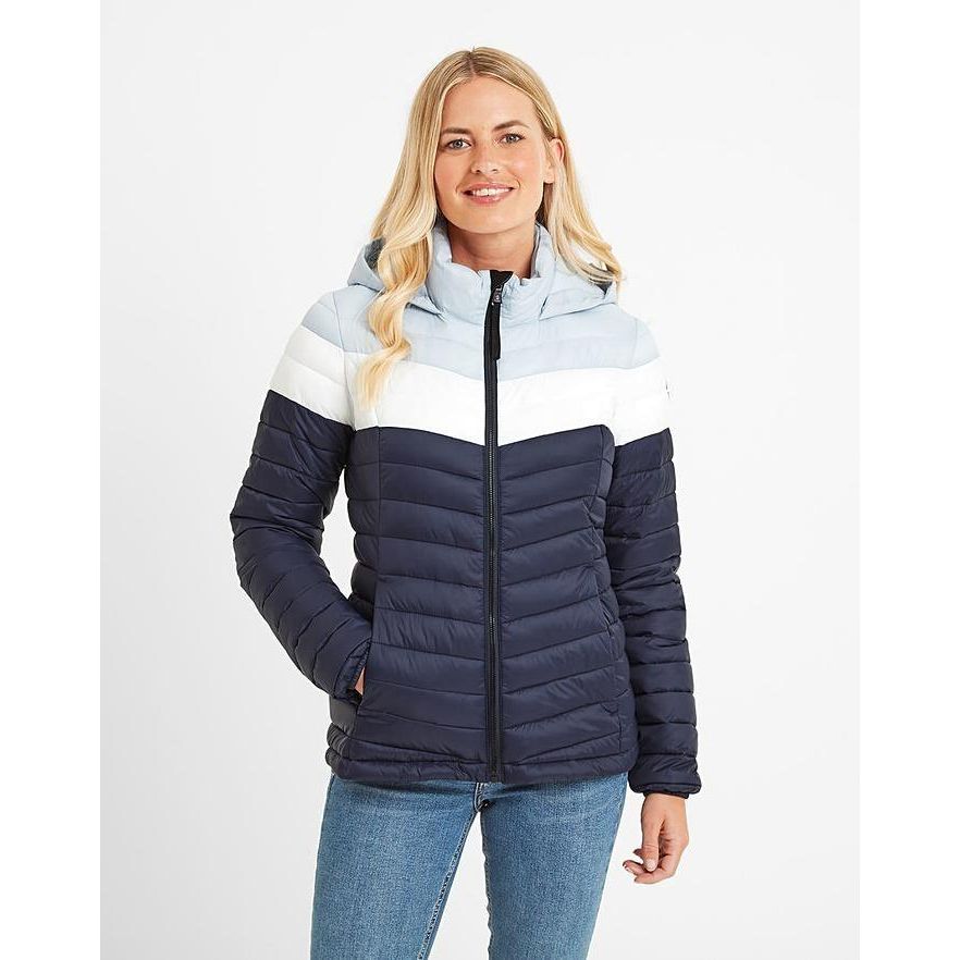 TOG24 Garriston Womens Padded Jacket - Navy Block - Beales department store