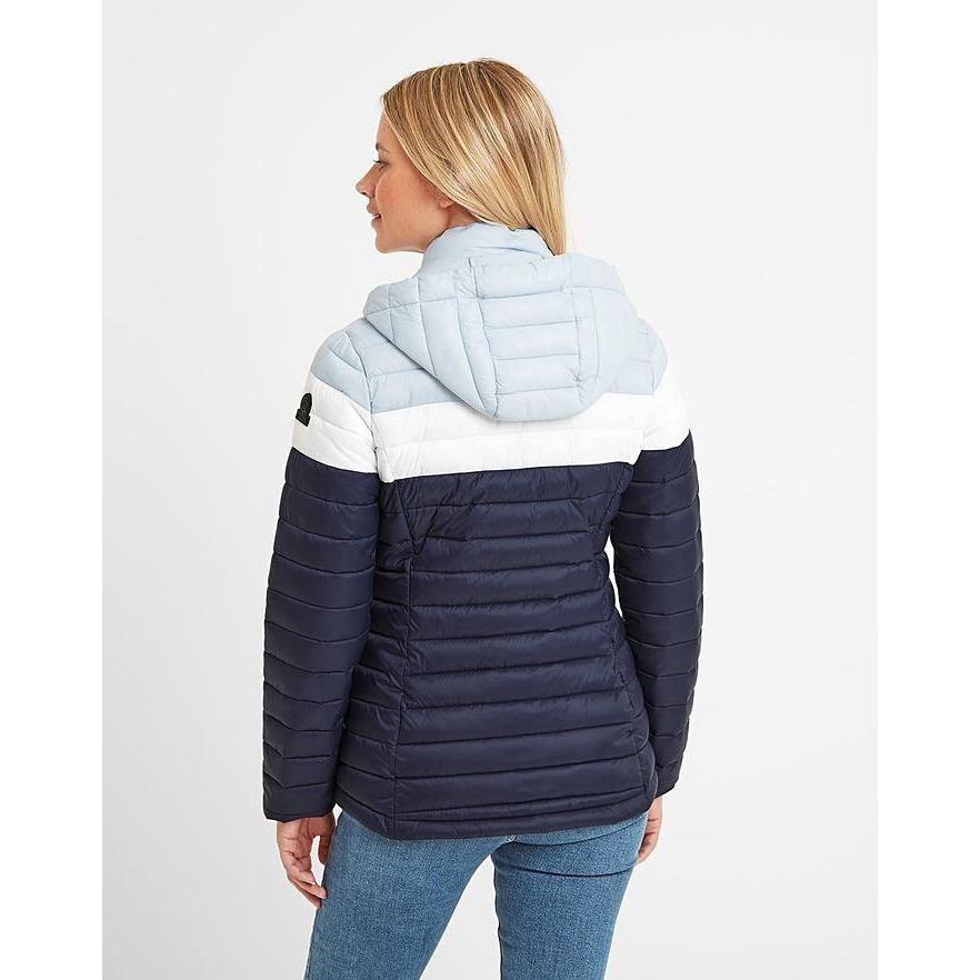 TOG24 Garriston Womens Padded Jacket - Navy Block - Beales department store