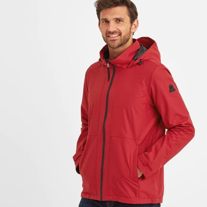 TOG24 Gribton Mens Waterproof Jacket - Chilli - Beales department store