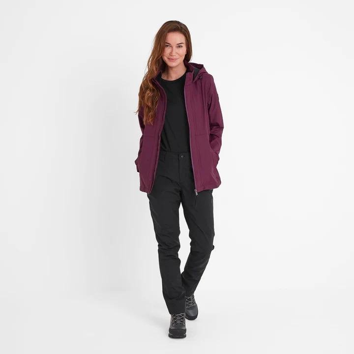 TOG24 Gribton Womens Waterproof Jacket - Dark Purple - Beales department store