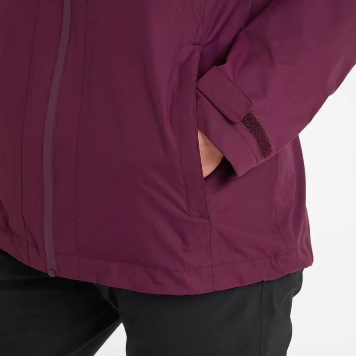 TOG24 Gribton Womens Waterproof Jacket - Dark Purple - Beales department store