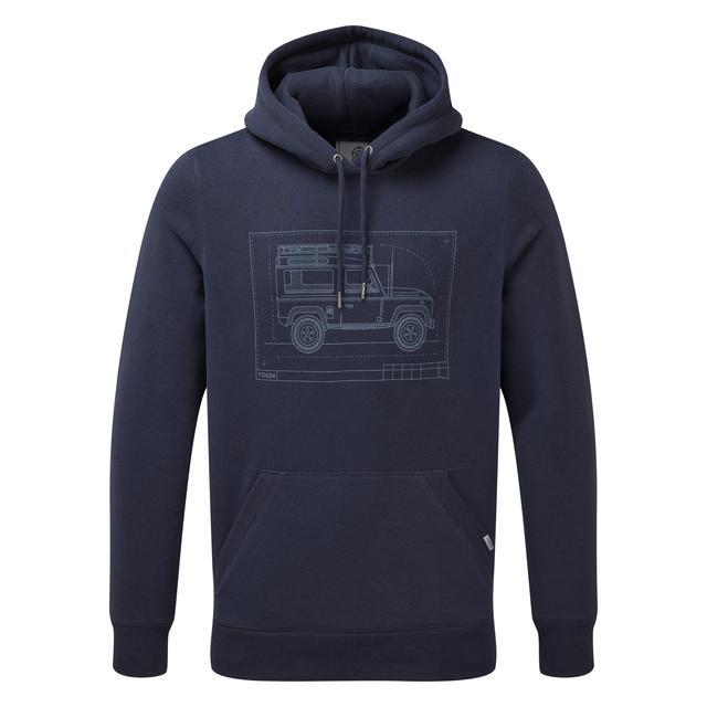 TOG24 Jenkins Hoody 4x4 Print - Navy - Beales department store