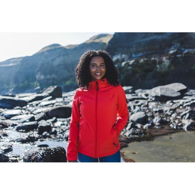 TOG24 Keld Softshell Hooded Jacket - Dark Coral - Beales department store