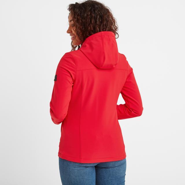 TOG24 Keld Softshell Hooded Jacket - Dark Coral - Beales department store