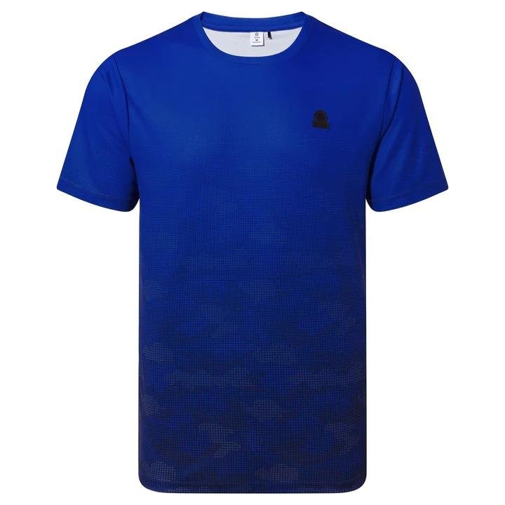 TOG24 Kildwick Mens Tech T-Shirt - Sapphire Blue Dot Camo - Beales department store