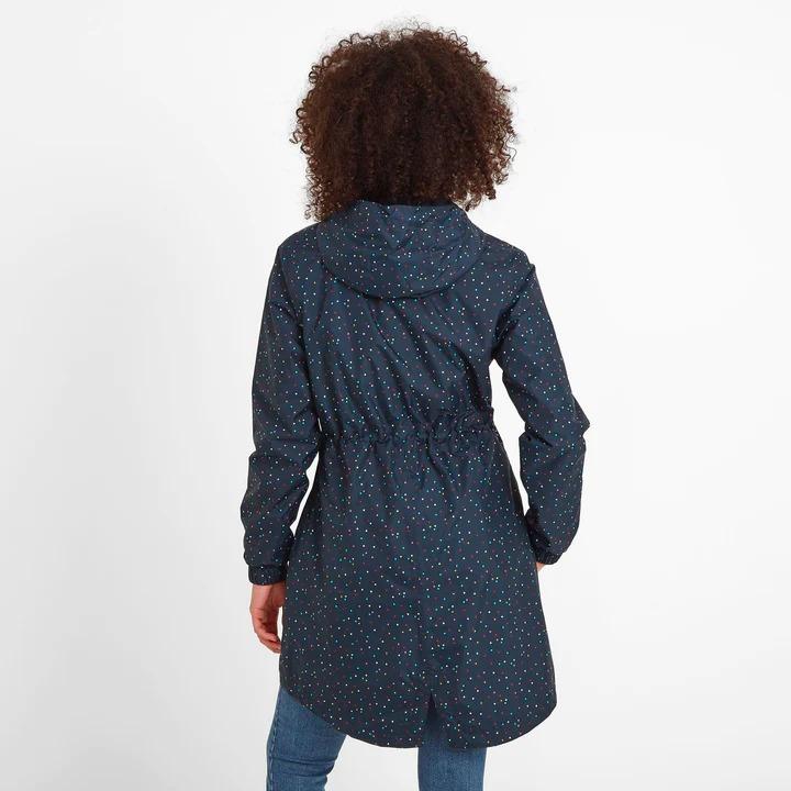 TOG24 Kilnsey Womens Waterproof Jacket - Dark Indigo Confetti Spot - Beales department store