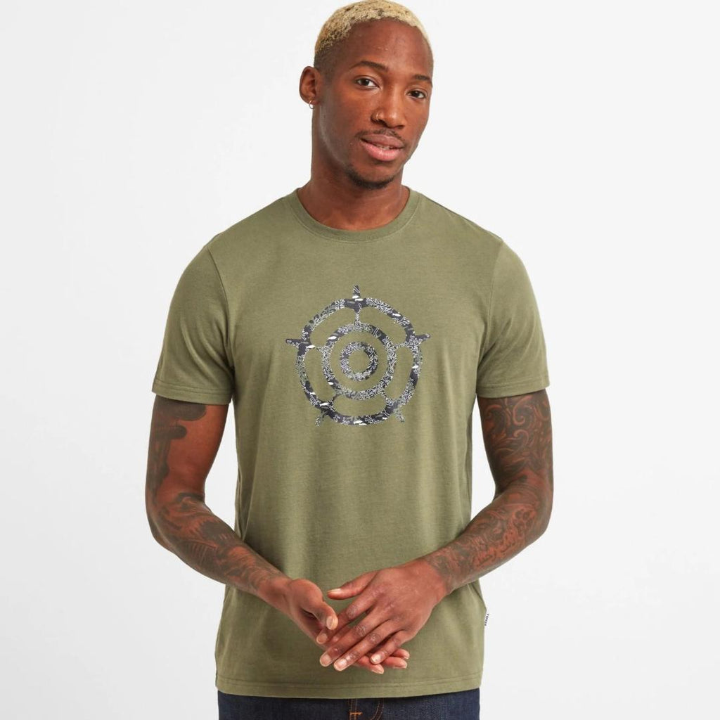 Tog24 Miller Mens T-shirt - Light Khaki - Beales department store