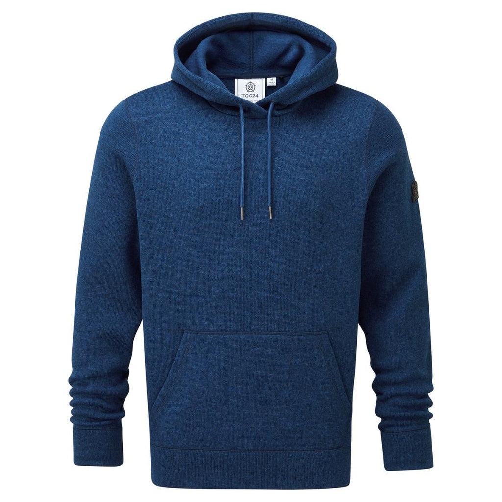 TOG24 Mosby Knitlook Fleece Hoody - Night Blue - Beales department store