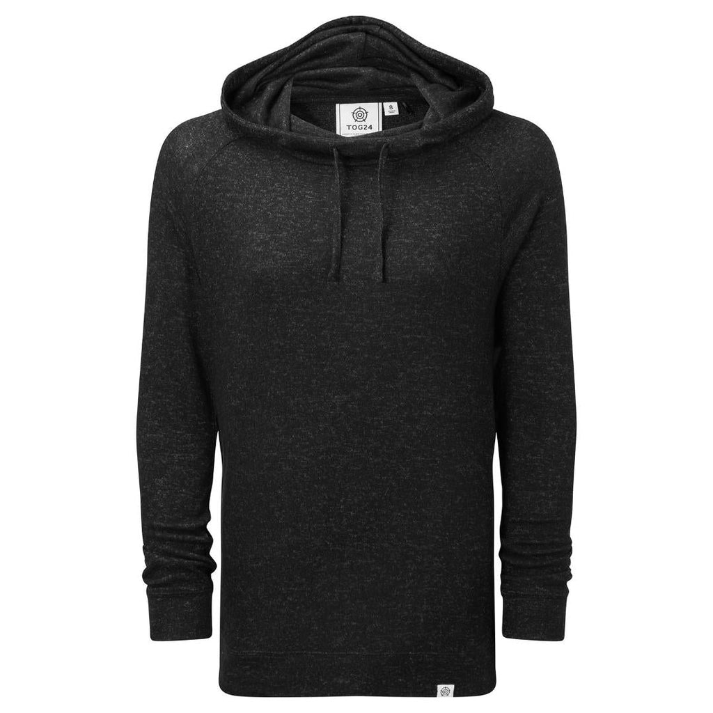 Tog24 Phoebe Womens Hood Sweat - Washed Black Marl - Beales department store