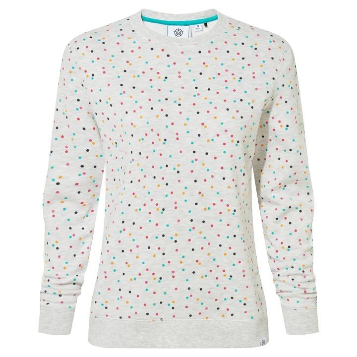 TOG24 Posey Womens Sweat - Ice Grey Confetti - Beales department store