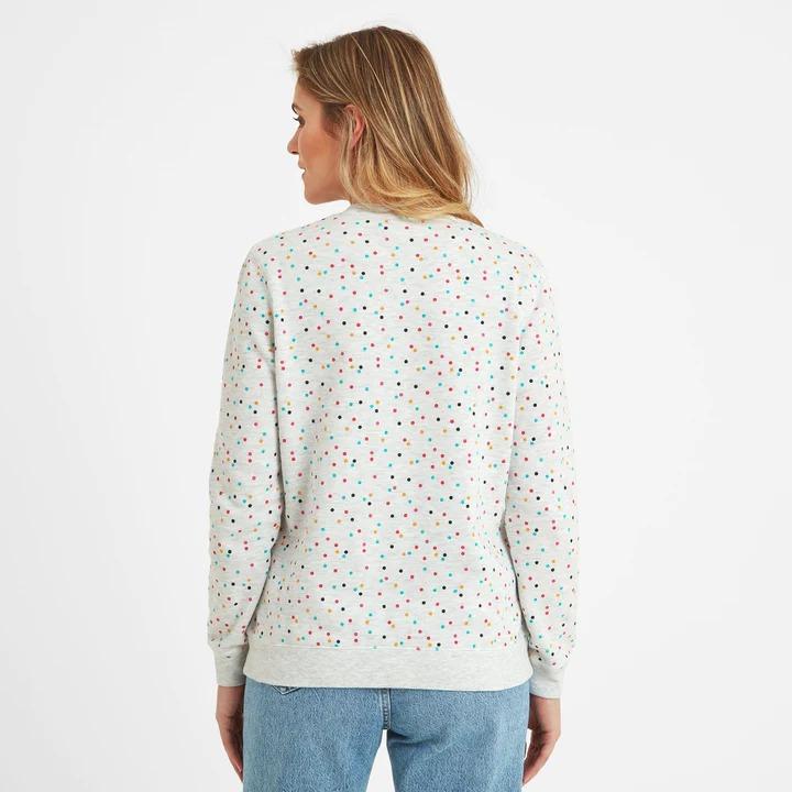 TOG24 Posey Womens Sweat - Ice Grey Confetti - Beales department store