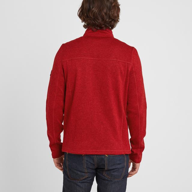 TOG24 Sedman Knitlook Fleece Jacket - Chilli Red - Beales department store