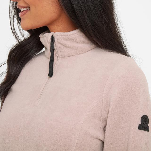 TOG24 Shire Fleece Zip Neck - Dusky Pink - Beales department store