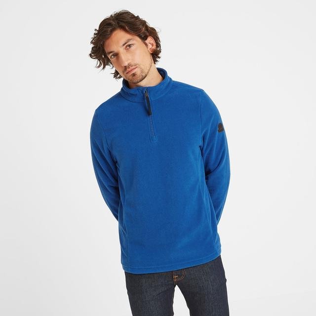 TOG24 Shire Fleece Zip Neck - Royal Blue - Beales department store