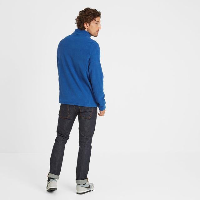 TOG24 Shire Fleece Zip Neck - Royal Blue - Beales department store