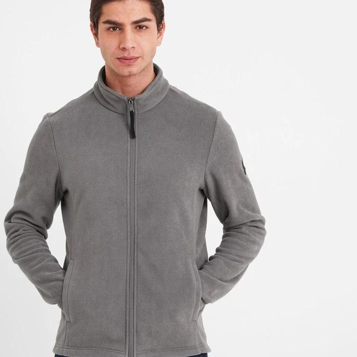 TOG24 Shire Mens Fleece Jacket - Steel Grey - Beales department store