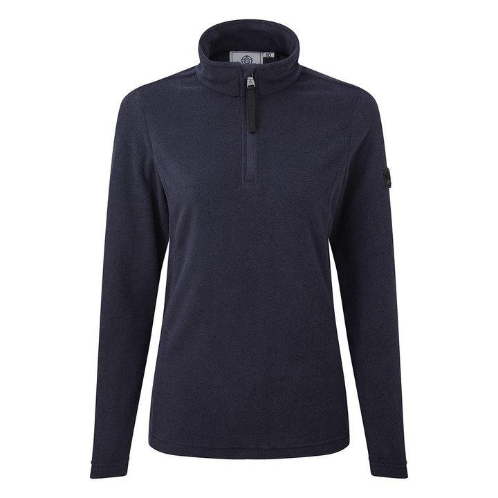 TOG24 Shire Womens Fleece Zipneck - Navy - Beales department store