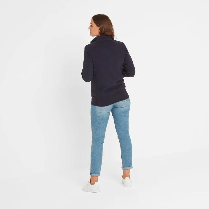 TOG24 Shire Womens Fleece Zipneck - Navy - Beales department store