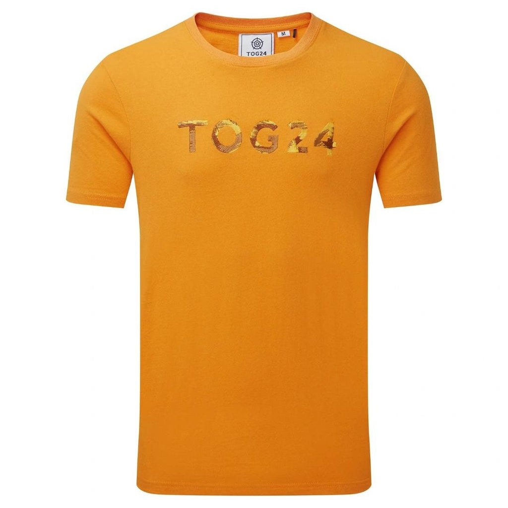 Tog24 Wilson Mens T-shirt - Burnt Orange - Beales department store