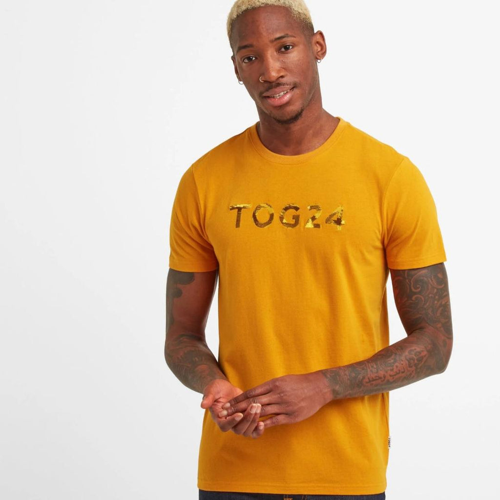 Tog24 Wilson Mens T-shirt - Burnt Orange - Beales department store