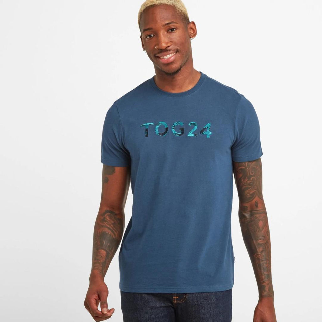 TOG24 Wilson Tee - Night Blue - Beales department store