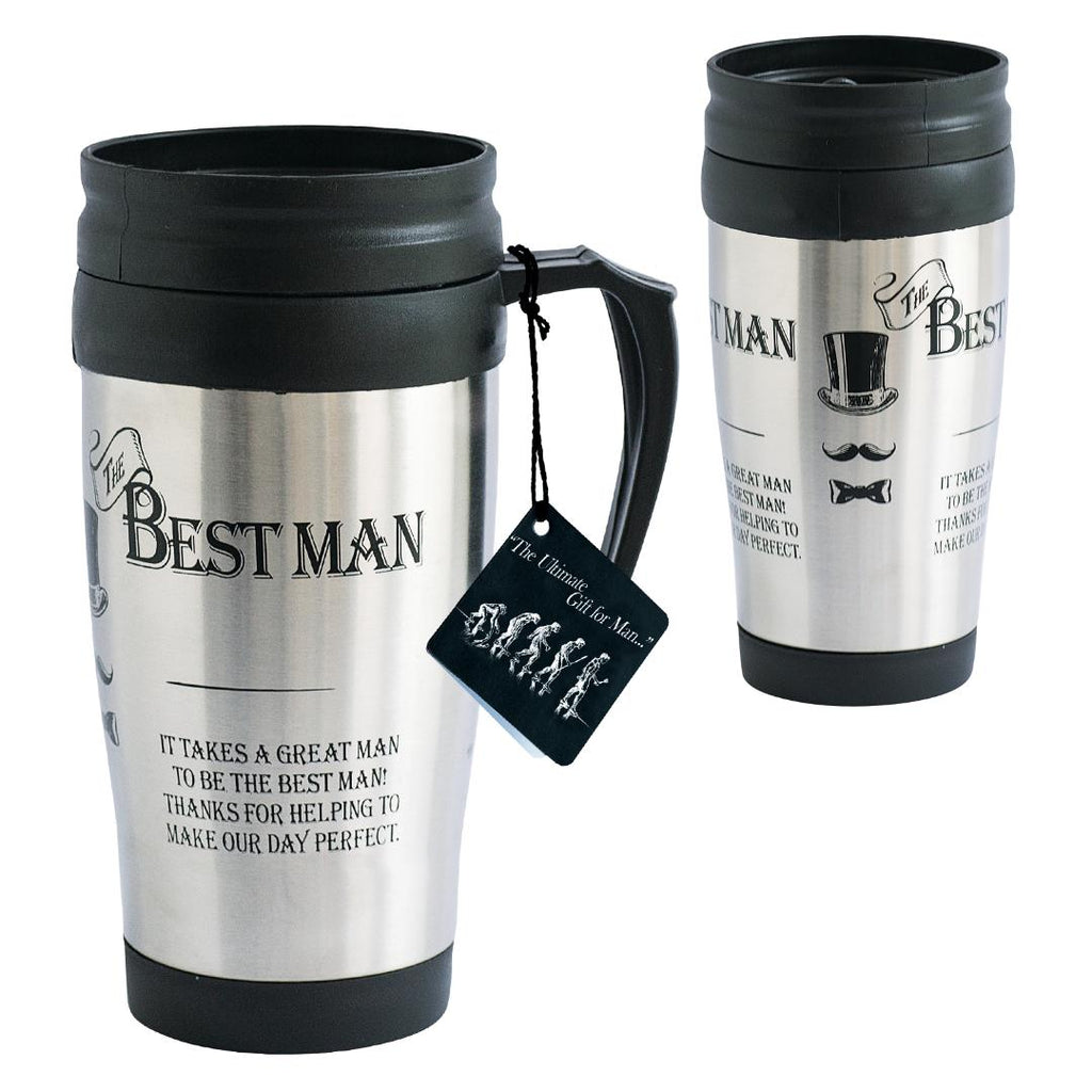 Travel Mug - Best Man - Beales department store