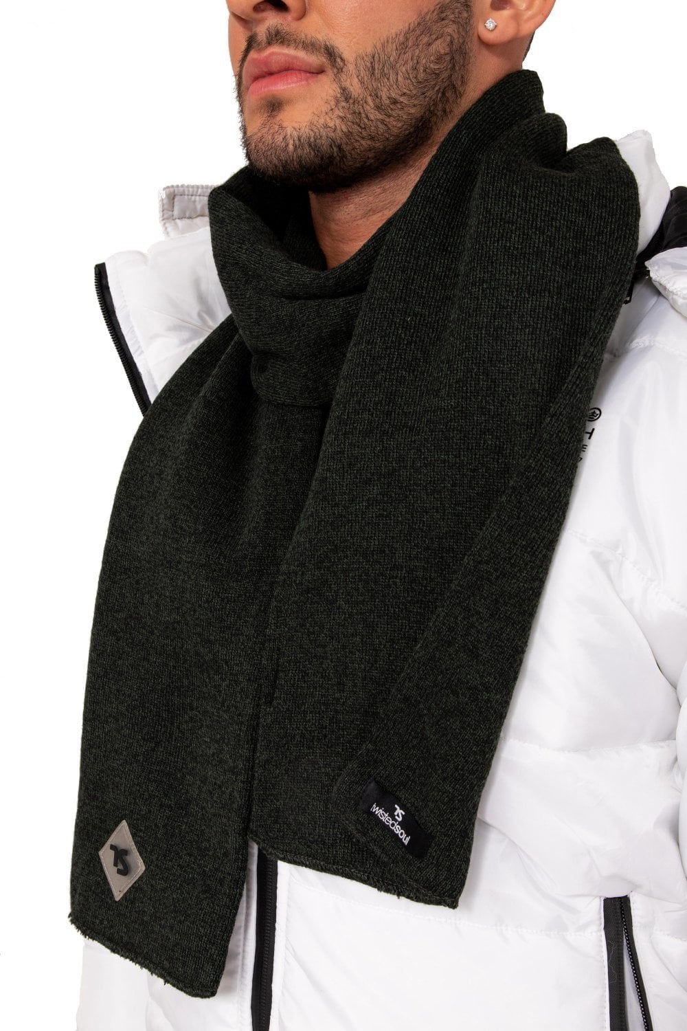 Rubberised Twist Scarf