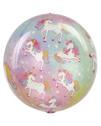 Enchanted Unicorn Orbz Balloon - 16"