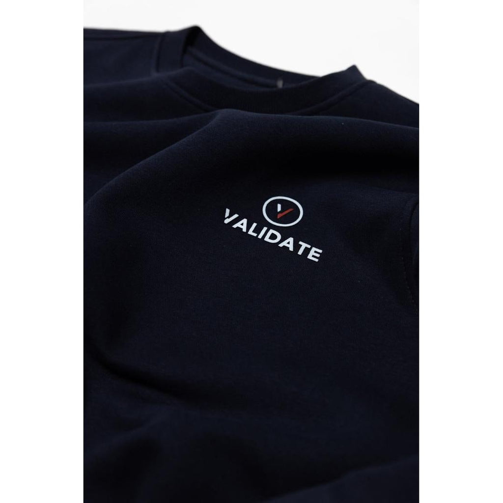 Validate Jamie Crew Neck Sweat Navy - Beales department store