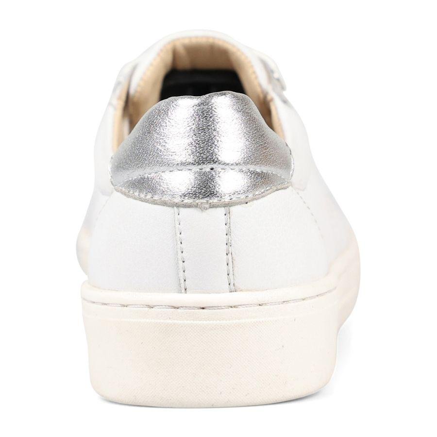 Van Dal 3517 Teddy Lace Up Trainers - White Leather - Beales department store